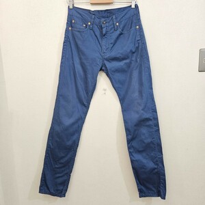 ☆LEVI’S/リーバイス/513/29インチ/ボトムス/パンツ/ネイビーブルー/薄め生地/カラーパンツ