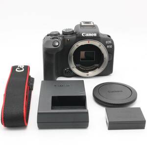 【A69】Canon キヤノン ミラーレスVlogカメラ EOS R10 ボディ 24.2万画素 4K映像 コンテンツクリエイター向け