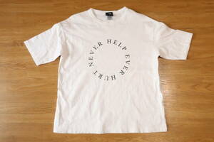 RT1■藤井風 Tシャツ (M) 白 / HELP EVER HURT NEVER