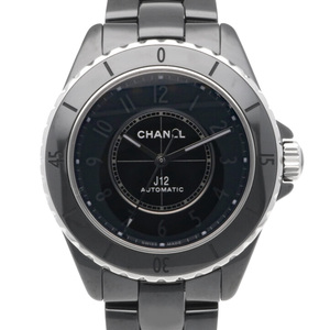 シャネル J12 ファントム 腕時計 時計 セラミック J12 自動巻き メンズ 1年保証 CHANEL 中古