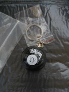 STUSSY静岡チャプト15周年キーホルダー黒色未使用 ノベルティー非売品デッドストック品 