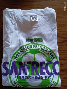 未使用品　パッケージなし　Tシャツ　1993シーズンプレミアゲーム　広島サンフレッチェ　SANFRECCE　HIROSHIMA　FC　Fサイズ　サッカー