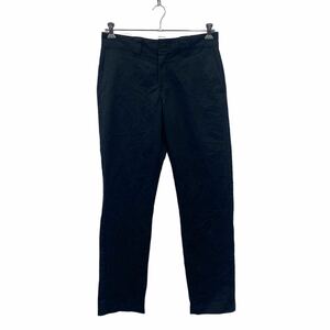 Dickies ワークパンツ チノパンツ W33 ディッキーズ ブラック 古着卸 アメリカ仕入 2403-1115