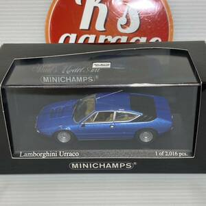 1/43 ミニチャンプス ウラッコ ランボルギーニ 1974 ブルー MINICHAMPS LAMBORGHINI URRACO BLUE METALLIC 400103322