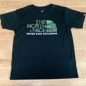 送料無料！美品！THE NORTH FACE ノースフェイス 半袖Tシャツ メンズLサイズ　ブラック