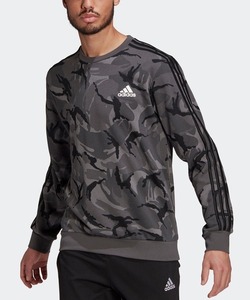 【送料無料】adidas アディダス クルースウェット カモフラージュ（迷彩）柄 メンズ M（新品）