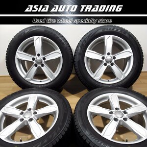 美品 MAK 7.5J+36 PCD112-5穴 ブリヂストン BLIZZAK VRX2 225/55R17 2020年後半 走行極少 スタッドレス アウディ 4G A6 Sライン クワトロ