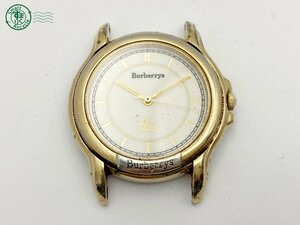 2405602532　△ Burberrys バーバリーズ 腕時計 5530-F52304 3針 メンズ ゴールド ブランド クォーツ QZ 中古 本体のみ