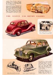 ◆1947年の自動車広告　オースチン　A40　デボン　AUSTIN