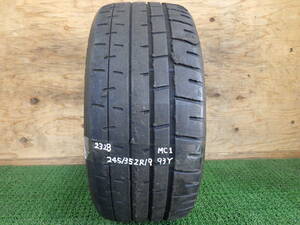 2328【中古タイヤ】ピレリ　PZERO TROFEOR　245/35ZR19 93Y 1本 MC1　マクラーレン承認　即決価格有り！引き取り可　茨城 245/35R19