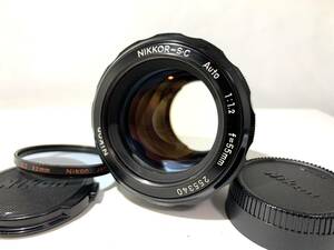 ニコン Nikon NIKKOR-S・C Auto 55mm F1.2 レンズ (641)