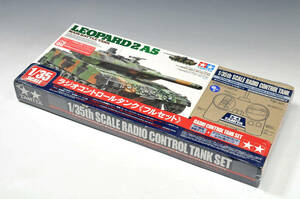 ラジコンタンク1/35　レオパルト2　Ａ５　フルセット　未開封　ＴＡＭＩＹＡ　ミニチュアシリーズ　0304147-1