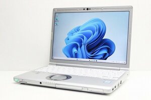 1円スタート ノートパソコン Windows11 Panasonic レッツノート CF-SV7 DVDマルチ 第8世代 Core i5 SSD256GB メモリ8GB Windows10 カメラ