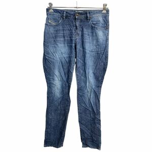 DIESEL デニムパンツ W29 ディーゼル ボタンフライ インディゴ 古着卸 アメリカ仕入 2402-797