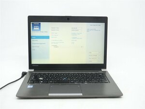 中古ノートパソコンノートPC　TOSHIBA　R63/A　Core i5　6300U　8GB　SSD128GB　BIOSまで表示 　　 ジャンク品　送料無料　