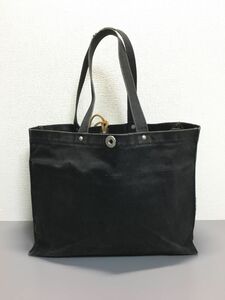 京都 一澤帆布 キャンバス トートバッグ ブラック