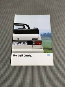 ゴルフ カブリオ カタログ 1990年