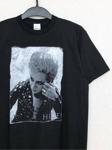 新品★hide museum フォト プリント Tシャツ 黒 L ヒデ ミュージアム X JAPAN 半袖 カットソー ブラック ツアー グッズ