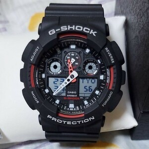 【カシオ】CASIO 新品 アナデジ GA100-1A4 Gショック メンズ 腕時計 男性 未使用品 逆輸入品 b