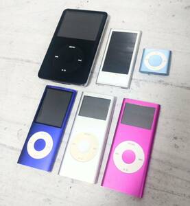■希少レア■ Apple iPod アイポッド nano A1199 A1285 A1446 A1238 ウォークマン まとめ売り 動作未確認