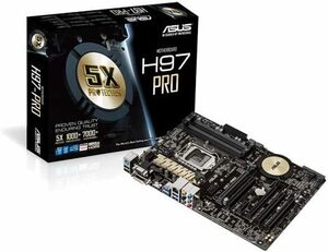 (中古品)ASUSTek社製 H97チップセット搭載 ATXマザーボード H97-PRO