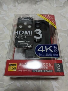 バッファロー製　HDMI切替セレクタ　BSAK302 中古品