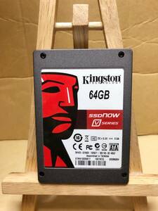 Kingston SSD 64GB 2.5インチノート用HDD SATA 64GB SATA 9mm 動作品