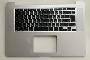 ▲MacBook Pro Retina A1398(2015年) 15インチ パームレスト+日本語キーボード セット シルバー