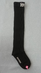 RONI（ロニ）ニーハイソックス（穴あき）ブラック　19～21cm