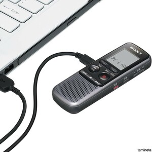 ソニー ICレコーダーノイズカットフィルター搭載で雑音低減!! ICD-PX240 単4電池対応 ボイスレコーダー 4GB 早聞き 遅聞き 調節可能 自然音