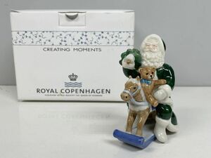 ROYAL COPENHAGEN ロイヤル コペンハーゲン 771 サンタクロース フィギュリン サンタ グリーン 