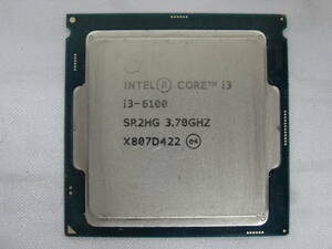 ★Intel / CPU Core i3-6100 3.70GHz 起動確認済★ジャンク！！