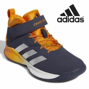 新品未使用 adidas バスケット シューズ【24cm】定価6490円 Cross Em Up 5 アディダス ジュニア キッズ 子供 靴 2878 バスケットボール