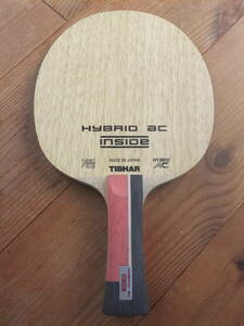極上品 ティバー TIBHAR シェイクハンド 卓球 ラケット HYBRID AC INSIDE ハイブリッド 美品 定価18700円 バタフライ ビクタス