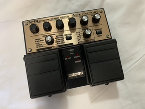 【1円スタート】BOSS ボス GP-20 ギターアンププロセッサー Guitar AMP Processor アンプファクトリー AMP Factory 台湾製