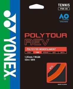 ☆送料120円 YONEX POLY TOUR REV ポリツアーレブ　1.25 12mカット品　ATG850☆