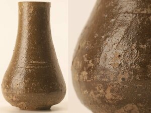 【琴》送料無料 中国美術 花瓶 高19.3cm WK738