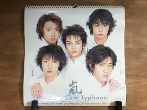 KK-6089 ■送料込■ 嵐 Millenium Typhoon 2000-2001 CALENDAR カレンダー 男性 アイドルグループ ジャニーズ ポスター 印刷物/くMAら