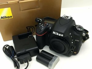 Nikon D750 デジタル一眼レフカメラ ボディのみ 箱/付属品付き 通電確認済み ジャンク 中古【MA050020】