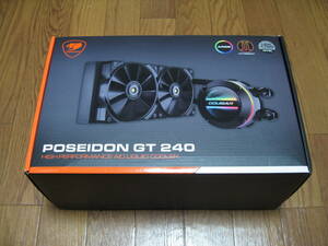 【240mm 簡易水冷】COUGAR POSEIDON GT 240 [LGA1700/1200/115X AM5/4] 【未使用品】