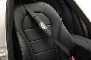 ミニ BMW MINI ブラック シートベルトパッド シートベルトカバー 2点セット シートベルトクッション ショルダーパッド 快適 通気性