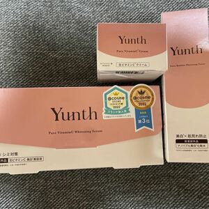 Yunth ユンス　ホワイトニングエッセンス　PVCa薬用ホワイトニング　ローション　VCG モイストクリーム　美容液　新品