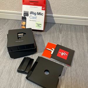 IK Multimedia iRig Mic Cast 音響機器　海外メーカー　ボイス収録用マイク