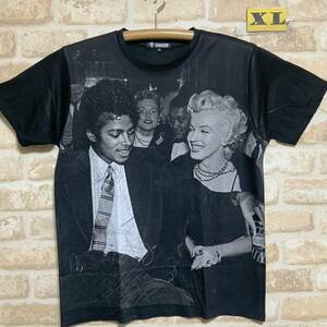 新品 マイケルジャクソン マリリンモンロー Tシャツ XLサイズ 管2530