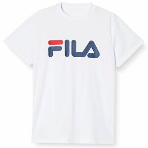 ●送料390円可能商品 フィラ FILA 新品 定番 メンズ COOL 冷感 UVCUT スポーツ 半袖 Tシャツ 白 Mサイズ [412359-WT-M]一 三 壱★QWER