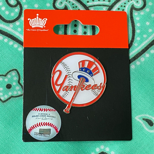 MLB 公式ライセンス製品 Amingo ピンズ Pins ピンバッチ NY Yankees ニューヨーク ヤンキース USA正規品 メジャーリーグ