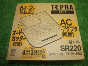 3082 KING JIM キングジム TEPRA PRO テプラ プロ SR220 ラベル ライター