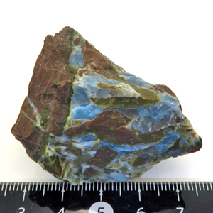 国産 鉱物標本 蛋白石 BlueOpal 愛知県産 瑞浪鉱物展示館 5182