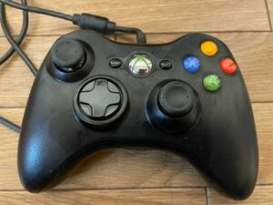 Microsoft Xbox360 有線コントローラー ブラック　ゲーム周辺機器 ya