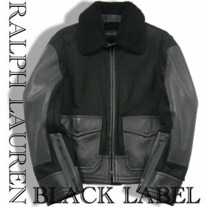 新品 ラルフローレン ブラックレーベル 【定価52万】最高級 イタリア製 ムートン ブルゾン 日本サイズ XL Ralph Lauren Black Label 251332